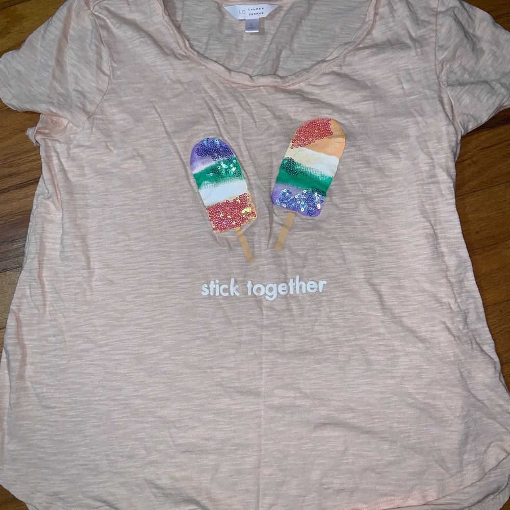 Pink Lauren Conrad shirt, NWT